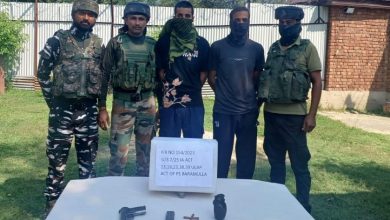 Photo of Two hybrid terrorists of LeT arrested in Baramulla: Police
