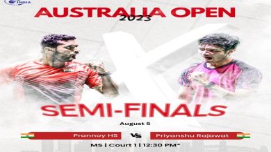 Photo of HS Prannoy & Priyanshu Rajawat to lock horns in all-Indian men’s singles semifinal at Australian Open