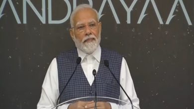 Photo of PM Modi interacts with Chandrayaan-3 mission scientists at ISRO Headquarters in Bengaluru
