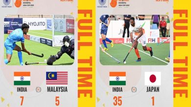 Photo of India beat Malaysia 7-5 and Japan 35-1 to enter semifinals of Asian Hockey 5s World Cup Qualifiers at Salalah in Oman