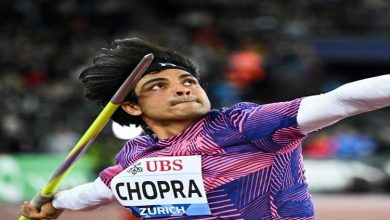 Photo of Newly-crowned world champion Neeraj Chopra finishes second in men’s javelin event in Zurich Diamond League