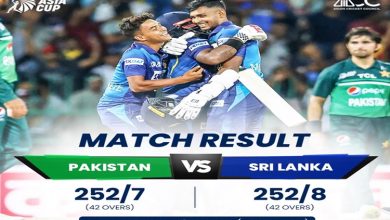 Photo of Sri Lanka set up final clash with India; defeat Pakistan in Super Fours match