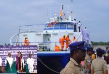 Photo of Ferry service between India and Sri Lanka begins from Nagapattinam to Kankesanthurai