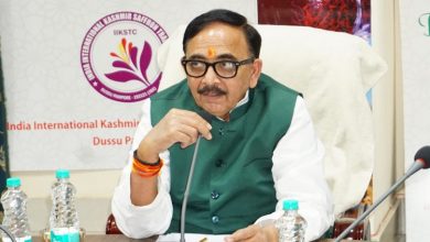Photo of Union Minister Dr. Mahendra Nath Pandey visits Spice Park Pampore in south Kashmir’s Pulwama district
