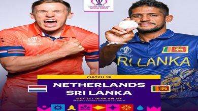 Photo of World Cup 2023: Match between Netherlands and Sri Lanka underway in Lucknow, while England versus South Africa being played in Mumbai