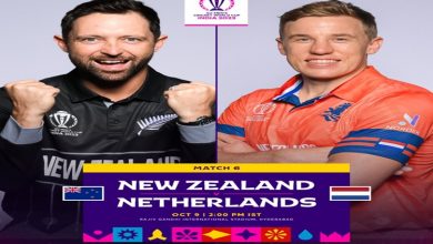 Photo of ICC ODI Men’s World Cup Cricket, New Zealand to take on Netherlands at Rajiv Gandhi International Stadium in Hyderabad
