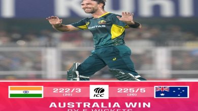 Photo of In Cricket, Australia defeats India by five wickets in third T20 International of five-match series in Guwahati