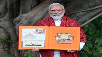 Photo of PM Modi releases commemorative postage stamps on Shri Ram Janmbhoomi Mandir