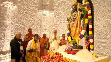 Photo of Much-awaited Pran Pratishtha ceremony held; PM Modi unveiled Ram Lalla idol in sanctum sanctorum of temple