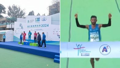 Photo of India’s Man Singh bags Gold medal at Asian Marathon Championships 2024 in Hong Kong