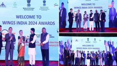 Photo of Bangalore & Delhi Airports jointly bagged best airport award for the year at 4th edition of “Wings India Awards” in Civil Aviation Sector