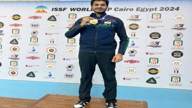 Photo of Indian Olympian Divyansh Singh Panwar wins gold in men’s air rifle event at ISSF World Cup in Cairo