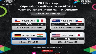 Photo of India to take on Germany in the semi-final of FIH Women’s Olympic Qualifiers in Ranchi