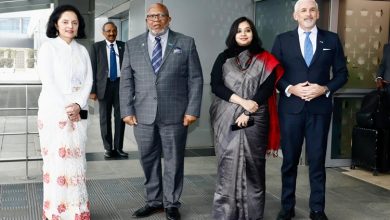 Photo of United Nations General Assembly President Dennis Francis arrived on a 5-day visit to India