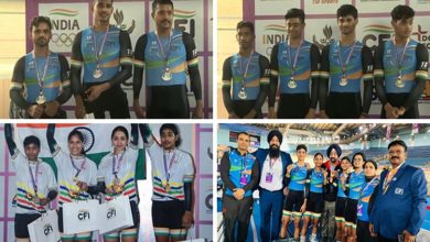 Photo of In Asian Track Cycling Championship, India clinches two gold, one silver, and one bronze medal