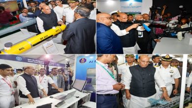 Photo of Defence Minister Rajnath Singh inaugurates MTEX-24, showcasing latest advancements in naval technology