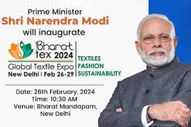 Photo of PM Narendra Modi to inaugurate one of largest global textile events to be organised in India, Bharat Tex 2024 in New Delhi today