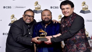 Photo of Indian musicians Shankar Mahadevan and Zakir Hussain’s fusion band Shakti bags Grammy award
