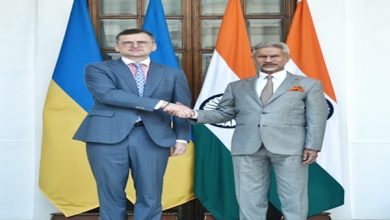 Photo of EAM S Jaishankar Meets With His Ukrainian Counterpart Dmytro Kuleba In New Delhi.
