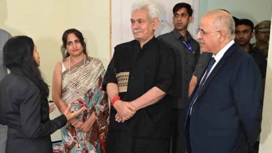 Photo of Lieutenant Governor Shri Manoj Sinha today visited VYOM (Vibrant Young Open Minds) Child Development Centre, at Roop nagar Jammu.