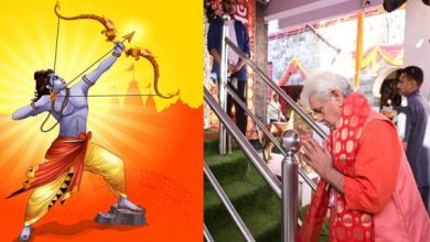 Photo of Lt Governor greets the people on the eve of Ram Navami