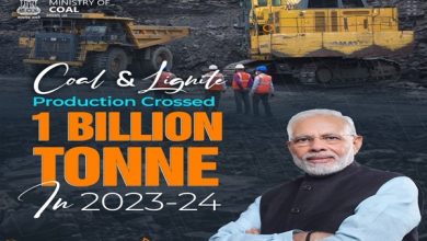 Photo of India’s Coal And Lignite Production Hits All-Time High Of Over 1 Billion Tonnes For Financial Year 2023-24