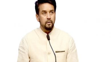 Photo of Union Minister & Senior BJP Leader Anurag Singh Thakur Addresses Party Supporters In Bengaluru