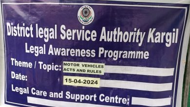 Photo of DLSA Kargil organizes awareness program on Motor Vehicle Act and Rules at Petrol Pump
