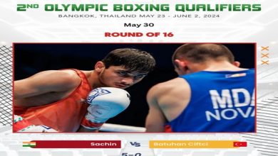 Photo of Sachin Siwach Enters Quarterfinals Of World Qualification Tournament In Bangkok