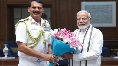 Photo of Naval Chief Admiral Briefs PM Modi On Navy’s Combat Readiness, AatmaNirbharta & Triservice Synergy