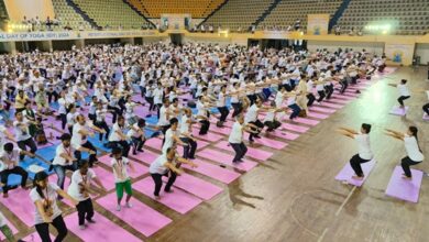 Photo of High Commission Of India Hosts Grand Yoga Event At Shaheed Suhrawardy Indoor Stadium, Mirpur, Dhaka For International Day Of Yoga