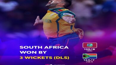 Photo of South Africa Enter Semi-Finals Beating West Indies In Super 8 Encounter This Morning; India To Take On Australia In Super 8 Encounter In St Lucia This Evening