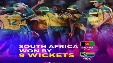 Photo of Men’s T20 Cricket World Cup: South Africa Beats Afghanistan By 9 Wickets In First Semi-Final At Trinidad