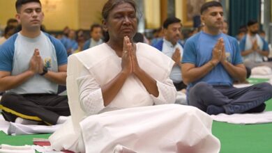 Photo of President Murmu Extends International Yoga Day Greetings, Advocates Yoga For Physical & Mental Well-Being