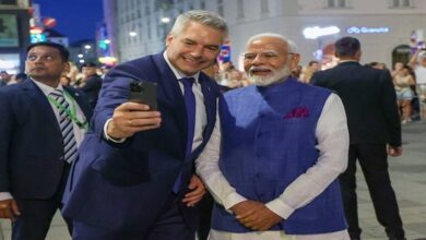 Photo of PM Narendra Modi Meets Austrian Chancellor Karl Nehammer In Vienna, Austria