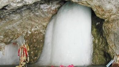 Photo of Another Batch Of 3089 Pilgrims Left Bhagwati Nagar Yatri Niwas Base Camp In Jammu For The Kashmir Valley To Perform Pilgrimage To Amarnath Cave Shrine