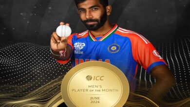Photo of Jasprit Bumrah Named ICC Men’s Player Of The Month For June 2024