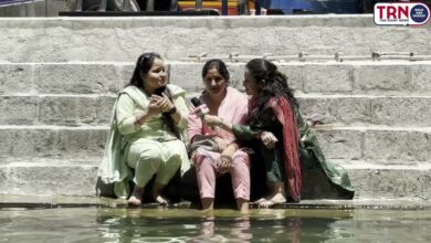 Photo of KasherKathBaath between Monika Pandita, Jyoti and Suman Bhat on the topic of Yaarbal.