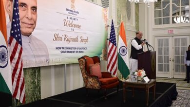 Photo of Defence Minister Rajnath Singh arrives in Washington on a four-day visit to US