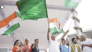 Photo of Vice President flagged off Har Ghar Tiranga Bike Rally from Bharat Mandapam in Delhi
