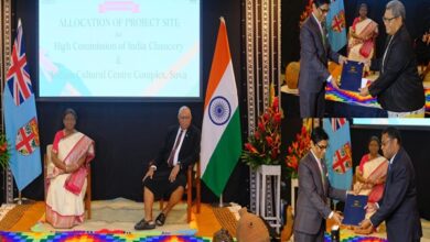 Photo of President Droupadi Murmu & PM of Fiji, presided over formal handing over of 100-bedded Super Specialty Cardiology hospital in Fiji