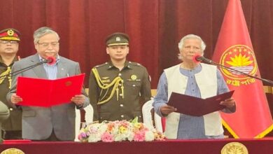 Photo of Nobel Laureate Muhammad Yunus Sworn in as Head of Bangladesh’s Interim Government