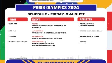 Photo of Indian Athletes Compete in Wrestling, Golf, and Athletics at Paris Olympics Today
