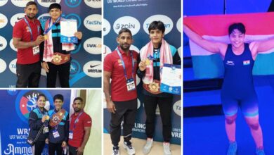 Photo of Indian women clinch first-ever team title at U17 Wrestling World Championships in Jordan