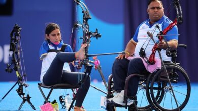 Photo of Sheetal, Rakesh secure bronze in mixed compound archery event