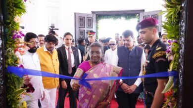 Photo of President Droupadi Murmu inaugurates Vishwashanti Buddha Vihara in Maharashtra