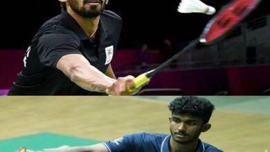 Photo of Kidambi Srikanth to Face Ayush Shetty, Tasnim Mir Takes on Japan’s Tomoka Miyazaki in Round of 16