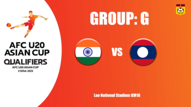 Photo of India defeats Laos in Group G match at Lao National Stadium KM16