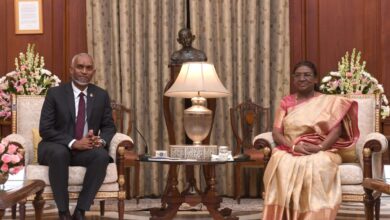 Photo of President Droupadi Murmu meets President of Maldives Mohamed Muizzu