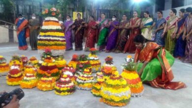 Photo of Saddula Bathukamma Celebrations Held In Hyderabad